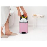 Brabantia Rožnat jeklen koš za smeti s pedalom 4 l Bo – | Shoptok.si
