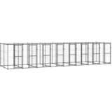  kavez za pse s krovom čelični 19,36 m² | Eponuda.ba