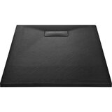 vidaXL Kad za tuš SMC črna 100x80 cm | Shoptok.si