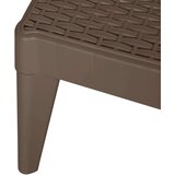  Ležaljka za sunčanje smeđa 186 x 60 x 29 cm PP | shoptok.hr