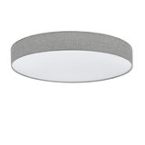 Eglo romao plafonjera/1, led, 60w, prom 760, sa daljinskim, dimabilna, sivo/bijela | shoptok.hr