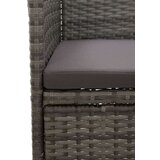 3-dijelni vrtni blagovaonski set sivi | shoptok.hr
