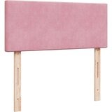 vidaXL Box spring postelja z vzmetnico roza 120x190 cm žamet, (21309417) | Shoptok.si