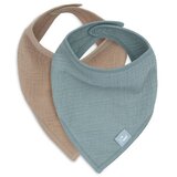 Jollein Muslin podbradak marama, Sea Green/Biscuit 2 kom Cijene