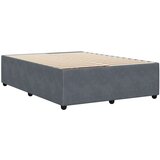 vidaXL Posteljni okvir temno siv 140x200 cm žamet, (21309632) | Shoptok.si