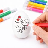  Easter Styrofoam Eggs For Painting Markers Markers Roosters 6pcs | Shoptok.si