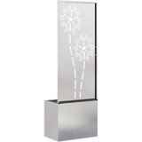 vidaXL Vrtni Sadič s Dekorativnom Pločom Srebrna 50 x 140 cm | shoptok.hr