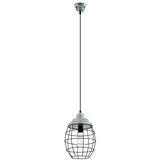 Eglo 79435 - Luster na sajli BAMPTON 1xE27/60W/230V siva/crna | Eponuda.com