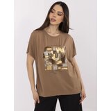 Calimera Blouse-CLM-BZ-1701.81-light brown | Shoptok.si