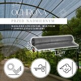  Mreža za sjenjenje, svijetli antracit, 185 g/m², 1,5 × 50 m + 200 vezica Cijene