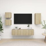  5-dijelni set TV ormarića boja hrasta sonome od iverice Cijene