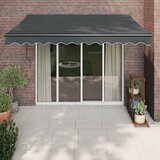 vidaXL Zložljiva tenda antracitna 3,5x2,5 m blago in aluminij Cene
