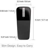 Venisymlis Miška, miška Arc, zložljiva miška, brezžična miška z nano sprejemnikom, nižji šum, (22060305) | Shoptok.si