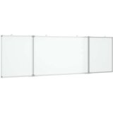  Magnetna bijela ploča sklopiva 200 x 60 x 1,7 cm aluminijska | shoptok.hr