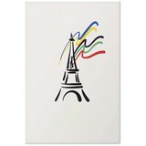  Plakat - Eiffel Tower and Colors 60x90 Bez okvira | shoptok.hr