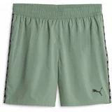 Puma Športne hlače zelena / črna