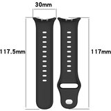 INF Eleganten silikonski pašček za Vivo Watch 5 Black, (22148684) | Shoptok.si