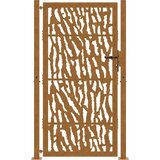  Vrtna vrata 100x175 cm Otporna na vremenske uvjete Čelik s Trakom Dizajn | shoptok.hr