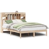 vidaXL Knjižna postelja brez vzmetnice 160x200 cm trdna borovina, (21612019) | Shoptok.si