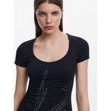 Desigual Haljina crna / bijela | shoptok.hr