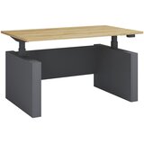 MID.YOU PISALNA MIZA leseni material antracit, črna, medeni hrast | Shoptok.si