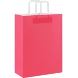  Papirnate vrećice 50 kom s ručkama ružičaste 26x12x35 cm | shoptok.hr