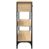  Konzolni stol boja hrasta sonome 72,5x25x75cm konstruirano drvo | shoptok.hr