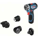 Bosch Professional GSR 12V-15 FlexiClick 06019F6000 akumulatorski vrtalni vijačnik 12 V 2 Ah Li-Ion vklj. 2 akumulatorja\, vklj. polnilnik\, vklj. oprema\, vklj. kovček, (21512441) Cene