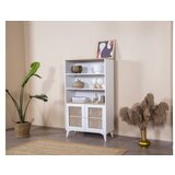 Hanah home polica za knjige goose white oak