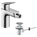 Hansgrohe Logis 100 Chrome baterija (slavina) za bide sa odlivnim ventilom sifona pop-up 71200000 | ePonuda.com