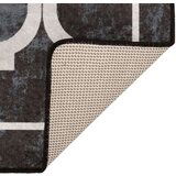  Perivi tepih crno-bijeli 160 x 230 cm protuklizni | shoptok.hr