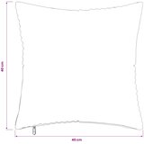  Presvlaka za jastuk 2 pcs ALMELO Siva zelena 40 x 40 cm Kord | shoptok.hr