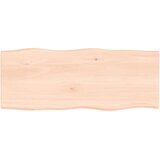 Stolna ploča 100x40x2 cm netretirana hrastovina sa živim rubom | shoptok.hr