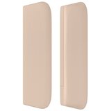  Uzglavlje s ušima boja cappuccina 147x16x78/88 cm umjetna koža | Eponuda.com