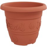  Saksije za biljke 24 pcs Crvena cigla Ø 26 x 21.5 cm Plastika | shoptok.hr
