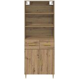  Highboard Umjetnički hrast 69,5 x 34 x 180 cm Konstruirano drvo | shoptok.hr