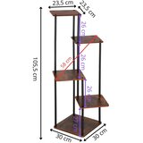  Ga0207 metalni stalak za cvijeće 106 cm | shoptok.hr