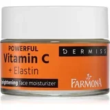 Dermiss Powerful Vitamin C + Elastin krema za lice za sjaj i hidrataciju 50 ml