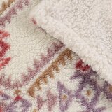 Catherine Lansfield Odeja v naravni barvi 240x200 cm Navajo Fleece &amp;ndash; Slike
