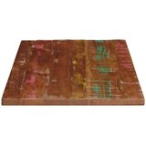  Stolna ploča 90x70x3 8 cm pravokutna masivno obnovljeno drvo | shoptok.hr