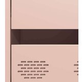 vidaXL Visoka komoda ružičasta 68x39x101,5cm od čelika | shoptok.hr