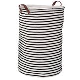 Premier Housewares Crno-bijela tekstilna košara za rublje 54 l Stripe – Cijene