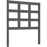  Uzglavlje za krevet sivo 80 5 x 4 x 100 cm od masivne borovine | shoptok.hr