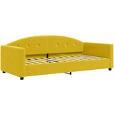  Dnevni krevet s madracem žuti 90 x 200 cm baršunasti | shoptok.hr