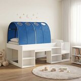  Krevet s tunelom 3 pcs Bijela i plava Konstruirano drvo | shoptok.hr
