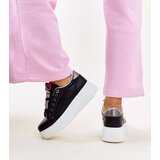 Gemre Black-silver sneakers with rhinestones Maurizia | Shoptok.si
