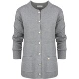 Pri Classic warm thick short cardigan sweater EMILIA decorative buttons | shoptok.hr