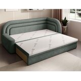 ELTAP Zelena sklopiva/s prostorom za odlaganje sofa od šenila s desnim kutom 223 cm Fabillo – | shoptok.hr