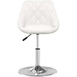  Jedilni stol 2 kosa belo umetno usnje, (20947857) | Shoptok.si
