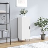 vidaXL Komoda bijela 34 5 x 34 x 90 cm od konstruiranog drva Cijene